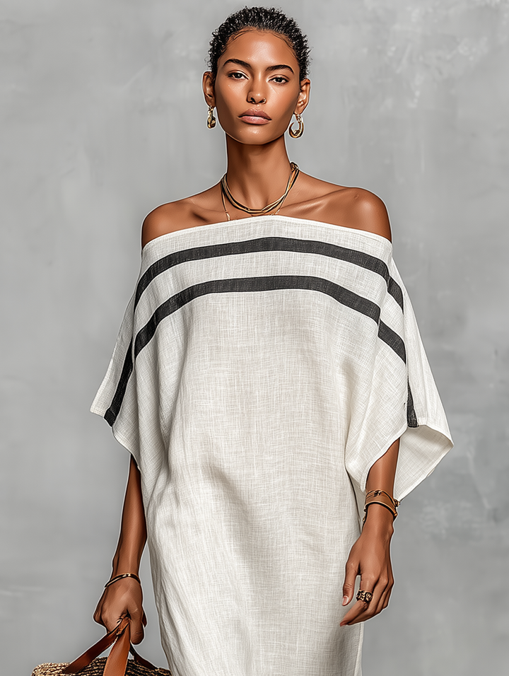 Simple Linen Maxi Dress