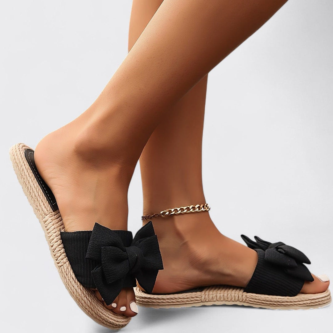 Revie - Elegant Grace Bow Sandals