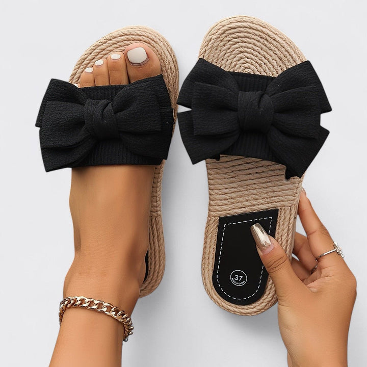 Revie - Elegant Grace Bow Sandals