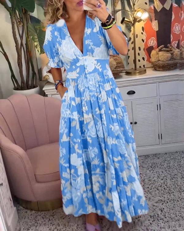 Coralina - Vibrant Floral Dress