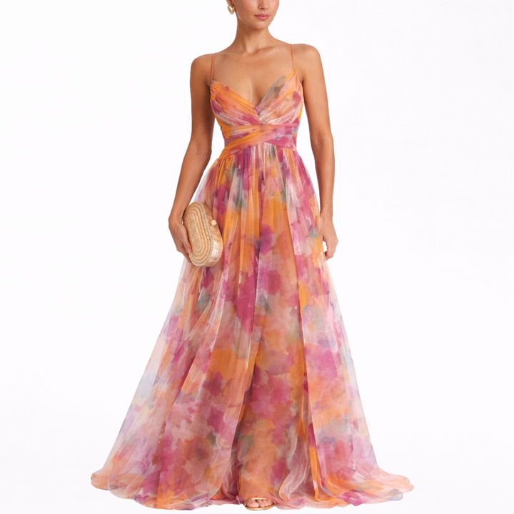 Giselle | Enchanting Floral Maxi Dress