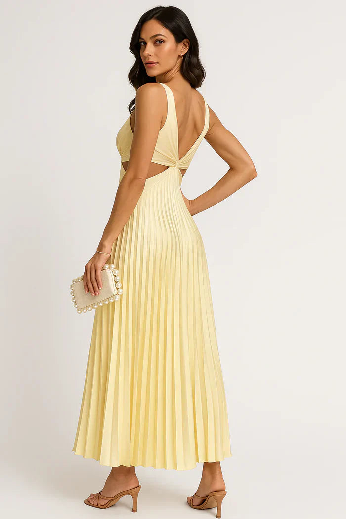 Bellezza Dress | Elegant Pleated Event Gown
