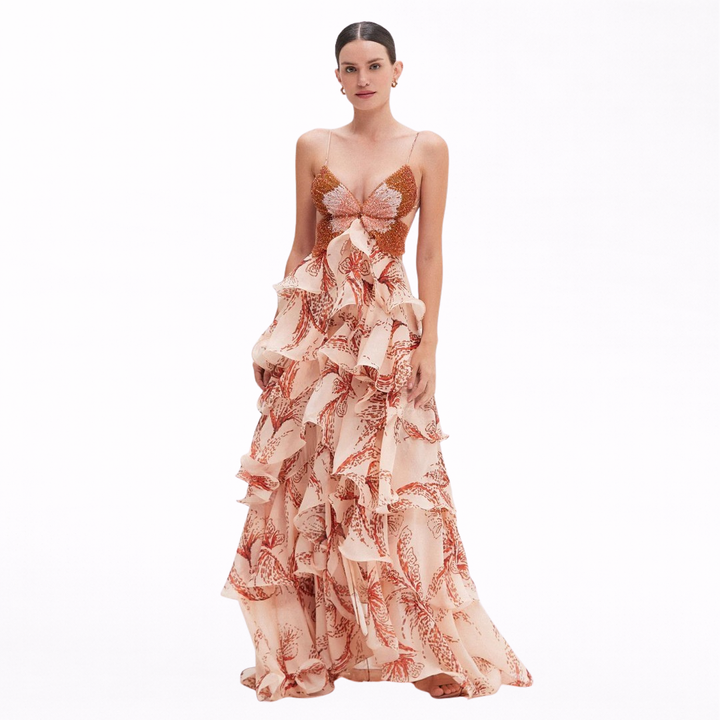 Nahia | Ruffled Detail Dress