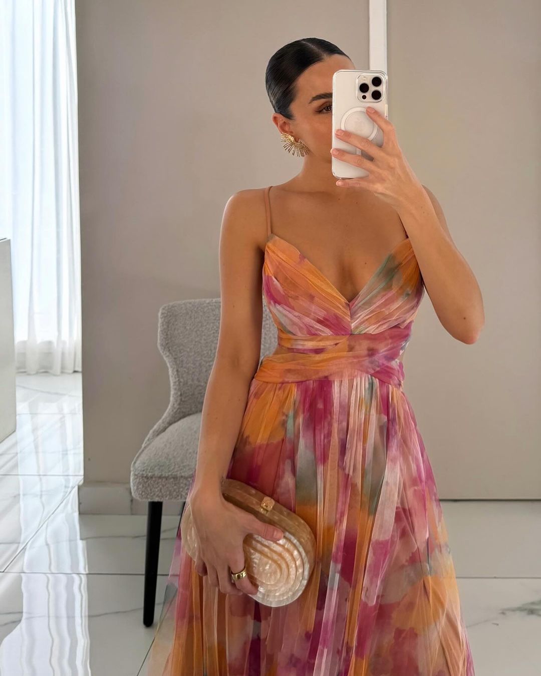 Giselle | Captivating Floral Print Maxi Dress