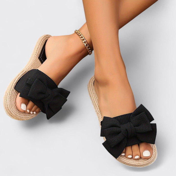 Revie - Elegant Grace Bow Sandals