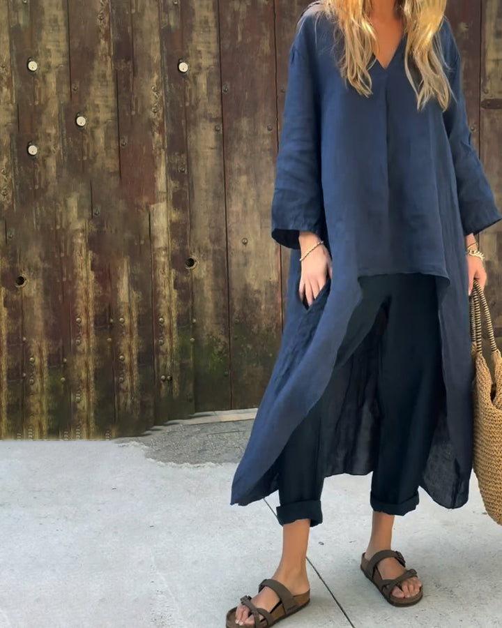 Carolyn™ Chic and Comfortable Set | Coordinated Top and Relaxed-Fit Bottoms