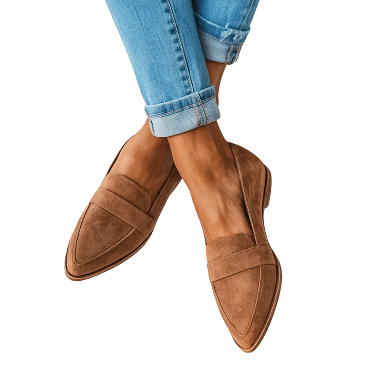 Helen | Plush Suede Orthopedic Slippers