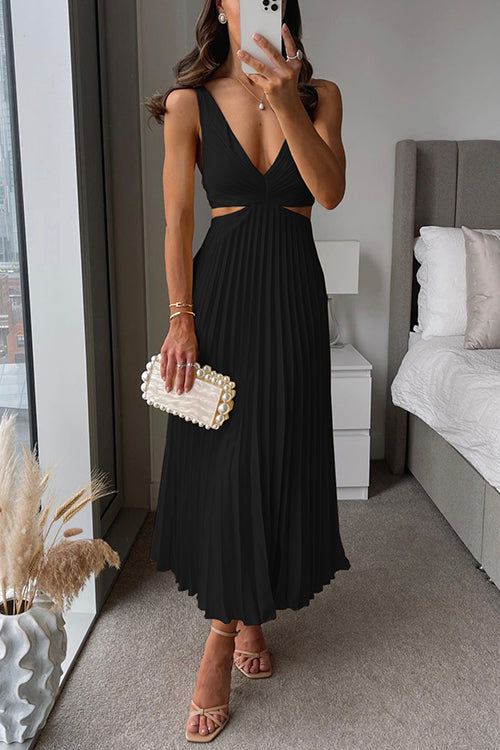 Bellezza Dress | Elegant Pleated Event Gown