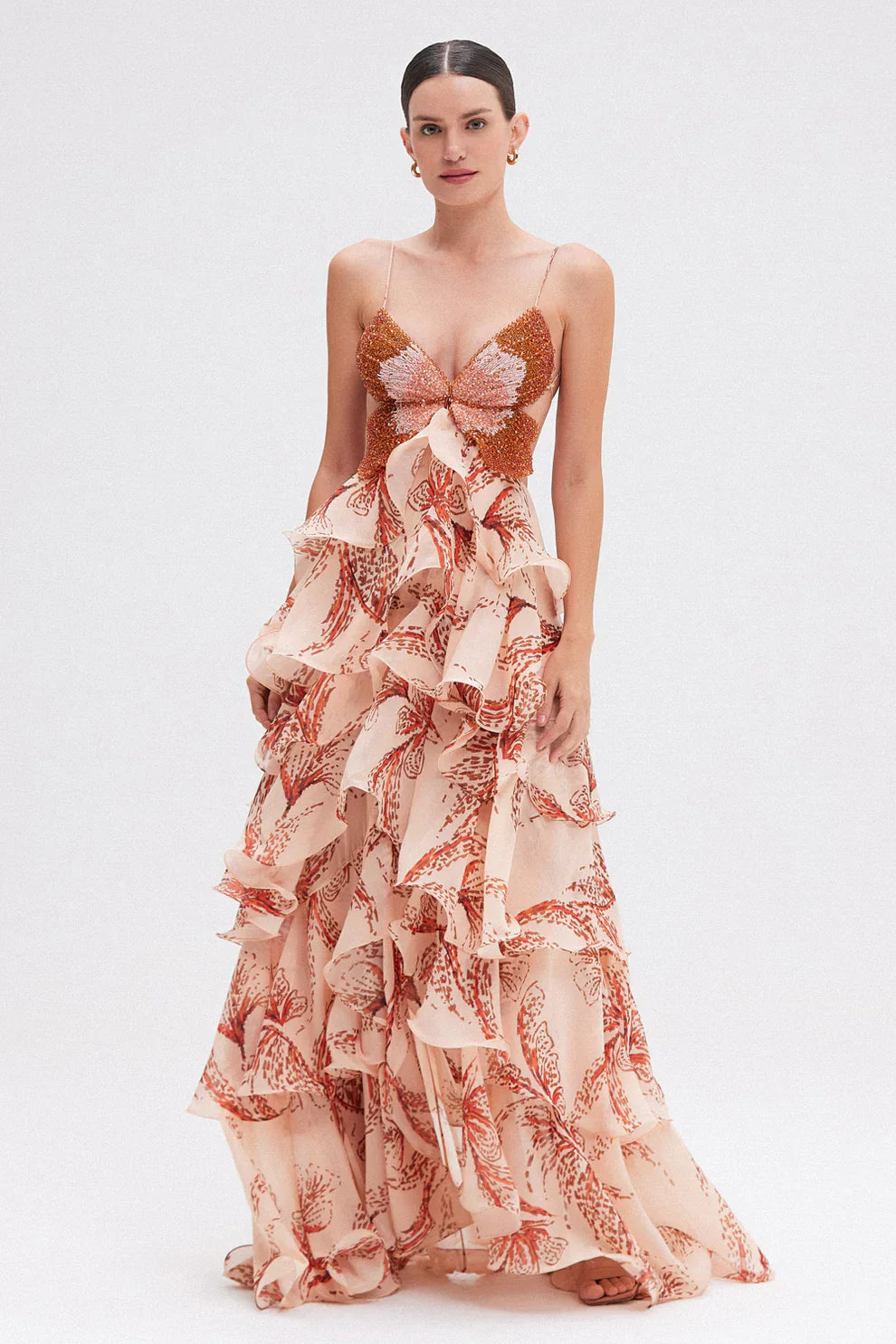 Nahia | Ruffled Detail Dress