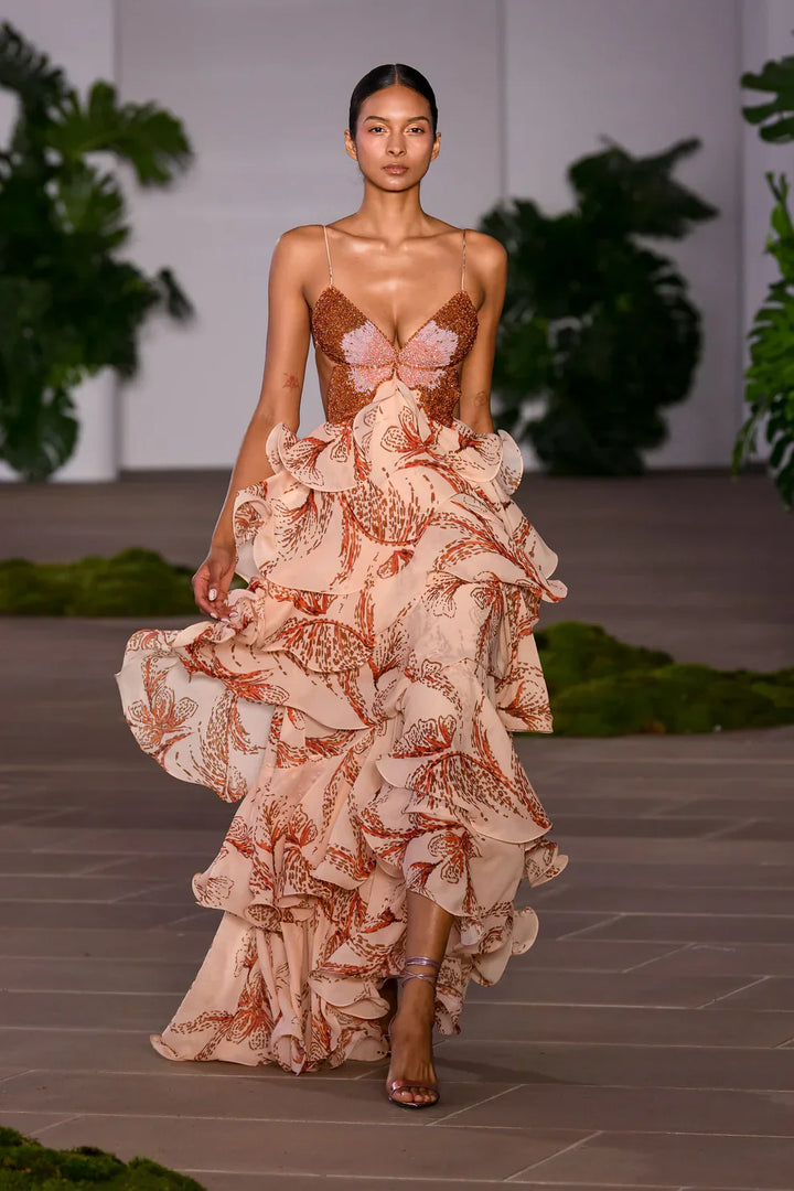 Nahia | Ruffled Detail Dress