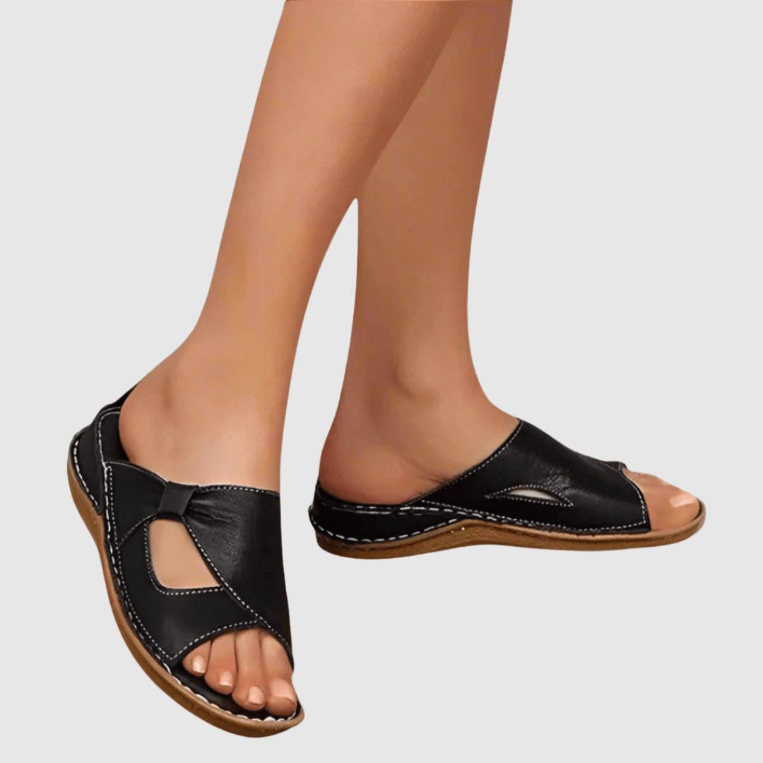 Yvonne - Cozy Leather Sandals
