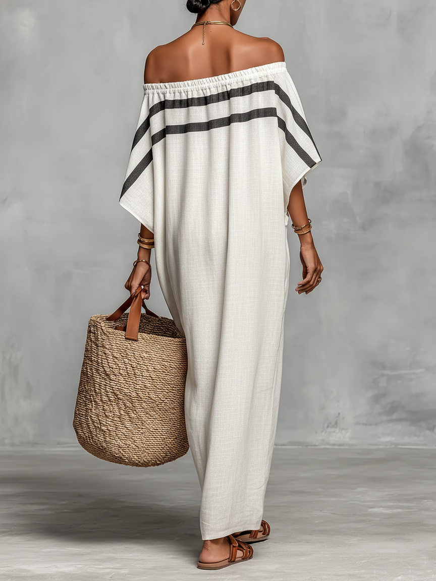Simple Linen Maxi Dress