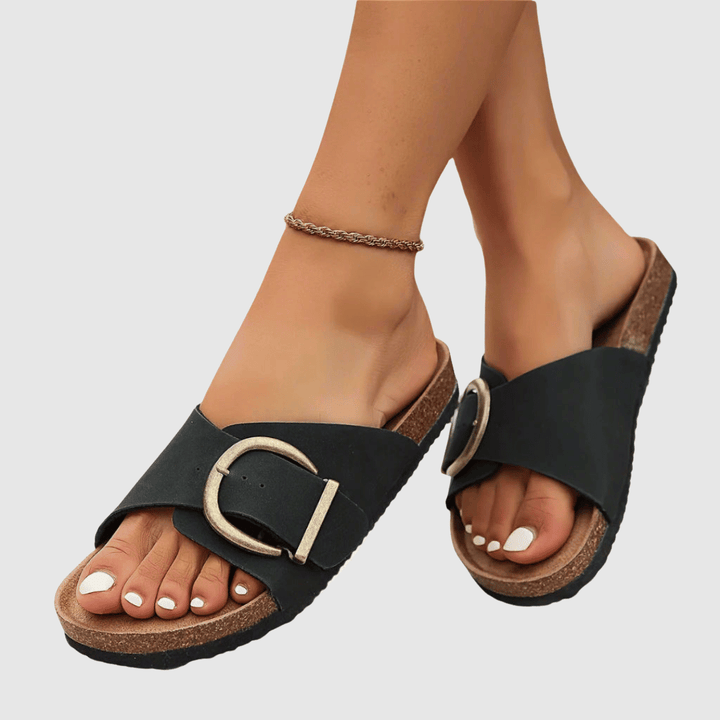 Theresa - Suede Orthopedic Sandals