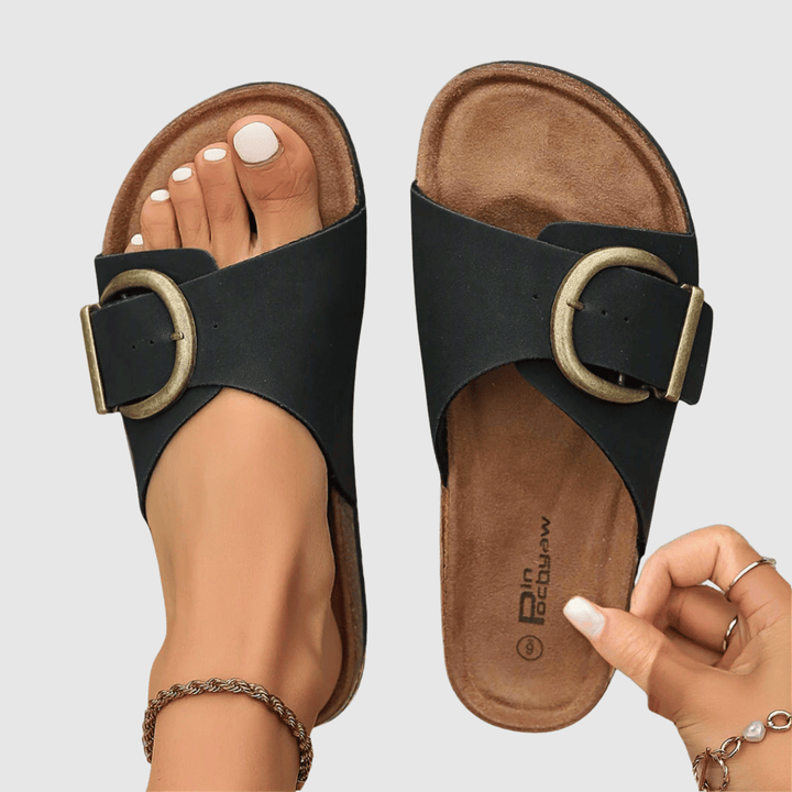 Theresa - Suede Orthopedic Sandals