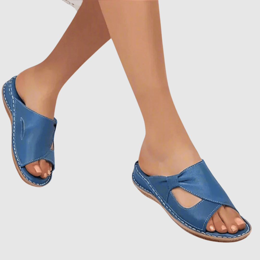 Gaelle - Cozy Leather Sandals