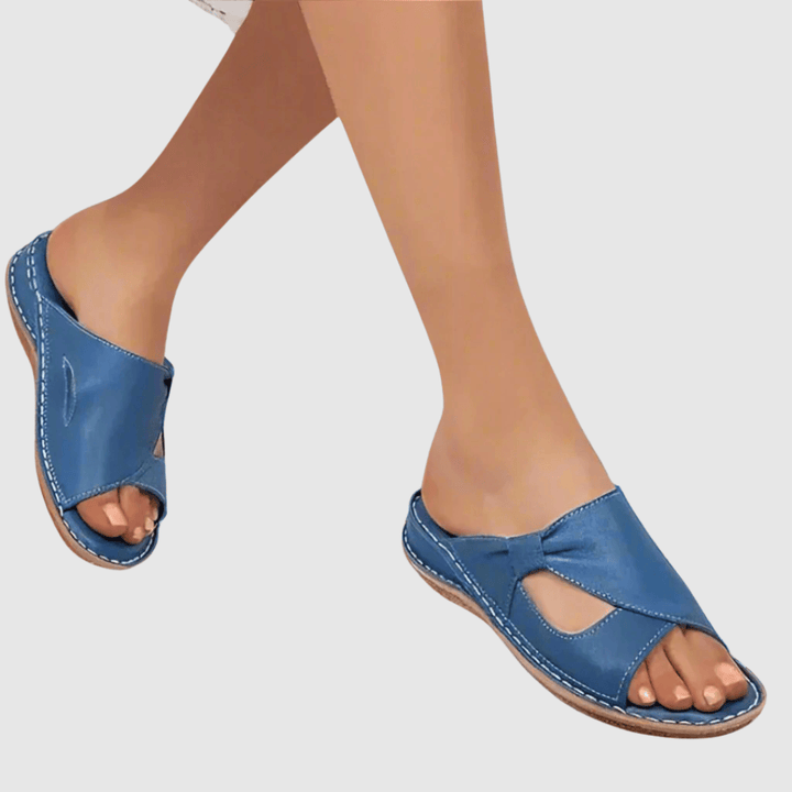 Gaelle - Cozy Leather Sandals