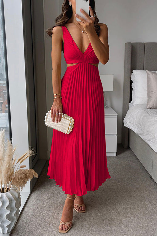 Bellezza Dress | Elegant Pleated Event Gown