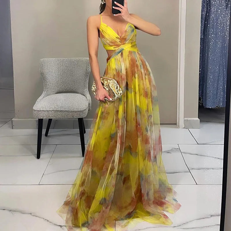 Giselle | Enchanting Floral Maxi Dress