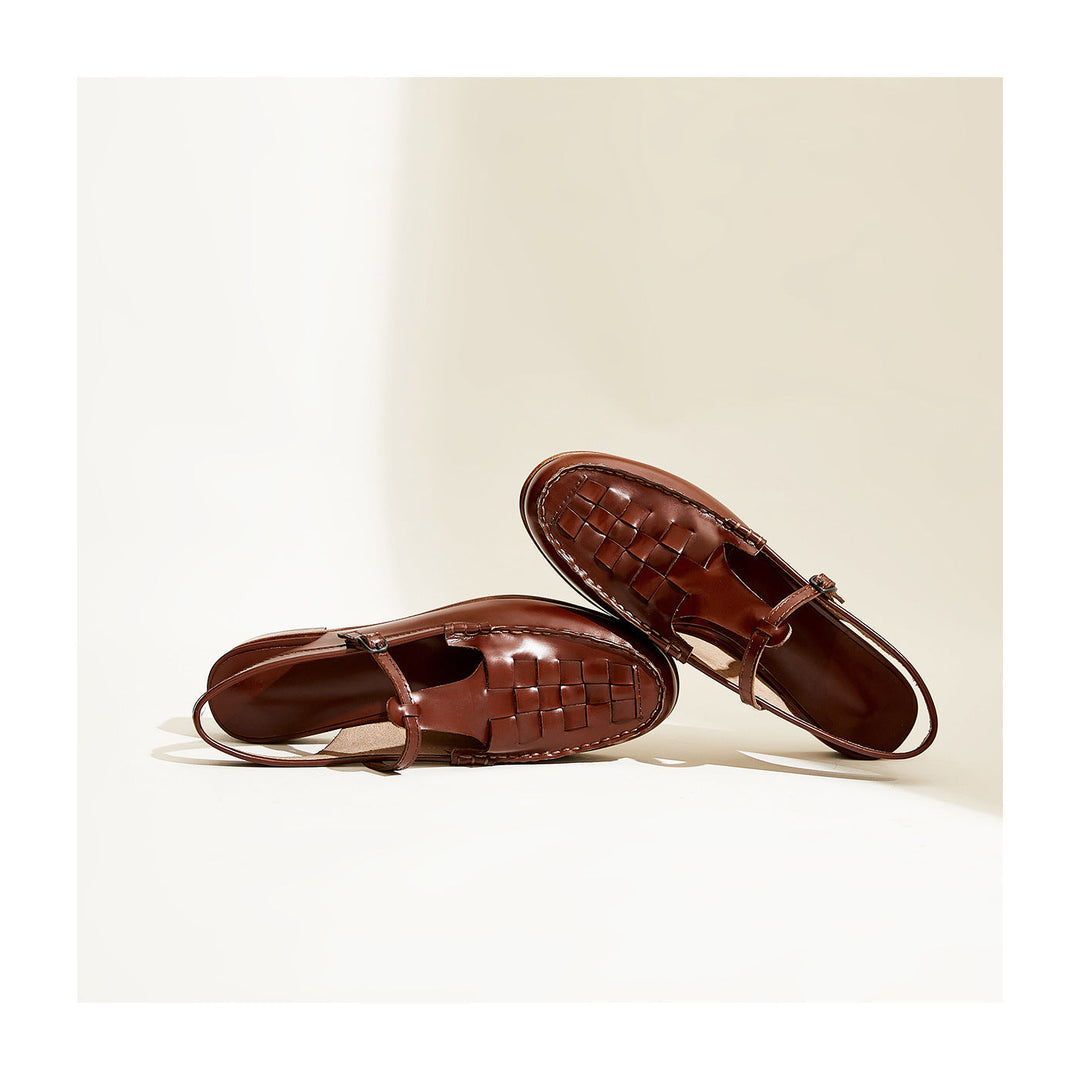 Carol - Woven Charm Sandals