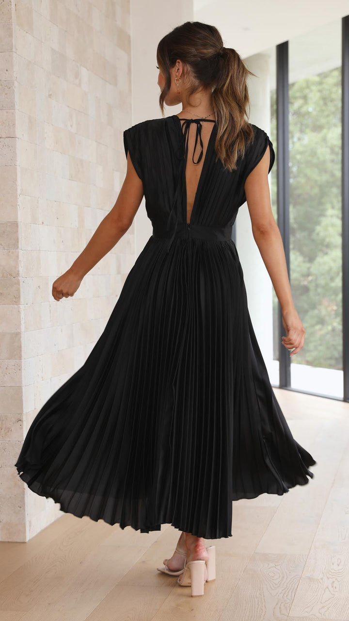 Isla | Elegant Pleated Dress