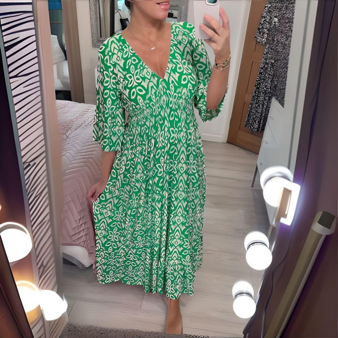 Lacey – Boho Printed Dress
