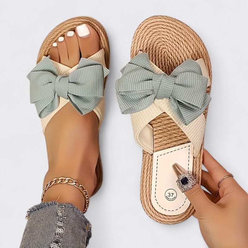 Revie - Elegant Grace Bow Sandals