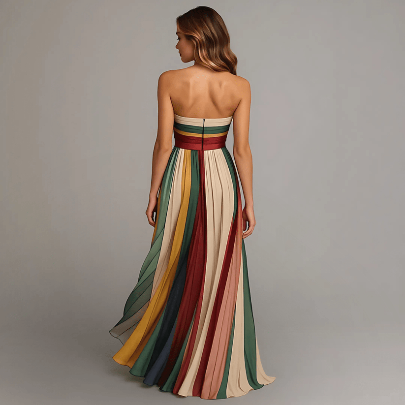 Vibrant Sleeveless Maxi Dress