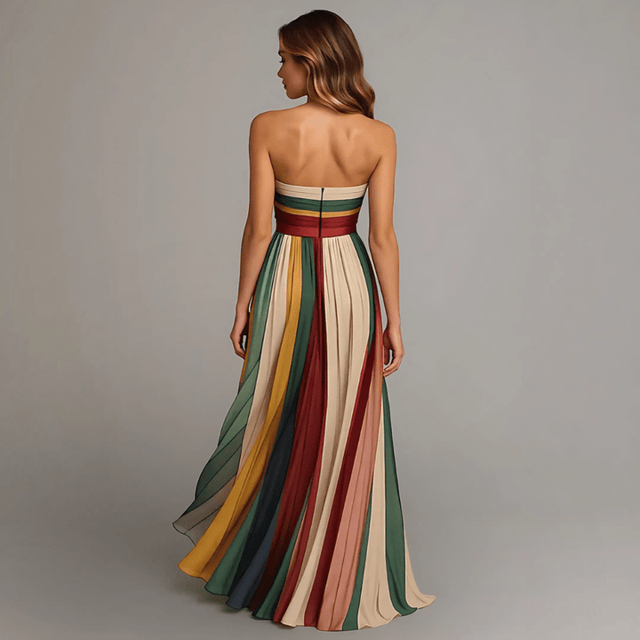 Vibrant Sleeveless Maxi Dress