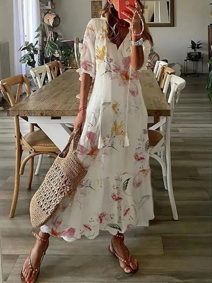 Fallon - Boho Tummy Coverage Dress